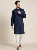 NoirVansh Luxe Sequin Kurta | TerraDesi Black Festive Statement Kurta