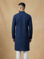 NoirVansh Luxe Sequin Kurta | TerraDesi Black Festive Statement Kurta