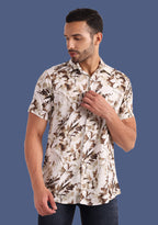 TerraDesi Earth Bloom Floral Shirt – Soft Nature Print Casual Wear