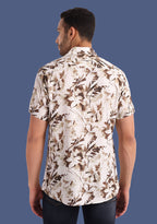 TerraDesi Earth Bloom Floral Shirt – Soft Nature Print Casual Wear