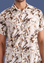 TerraDesi Earth Bloom Floral Shirt – Soft Nature Print Casual Wear