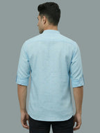 TerraDesi Men's Casual Regular Fit Full Sleeve Pocket Contrast Kurta (SE119)