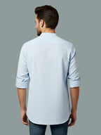 TerraDesi Men's Regular Fit Cotton Mandarin Collar Kurta (SE120)