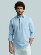 TerraDesi Modern Cotton Kurta for Men – Casual Ethnic Essential (SE86)