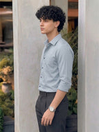 TerraDesi SunAura Yellow Cotton Classic Shirt