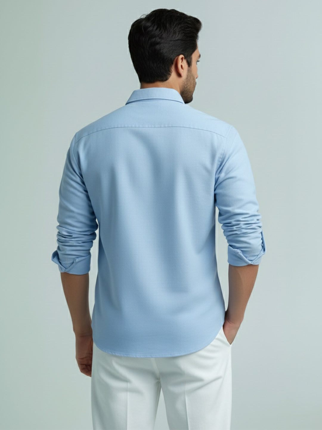 TerraDesi Men's Premium Cotton Short Kurta – Modern Ethnic Essential (SE82)