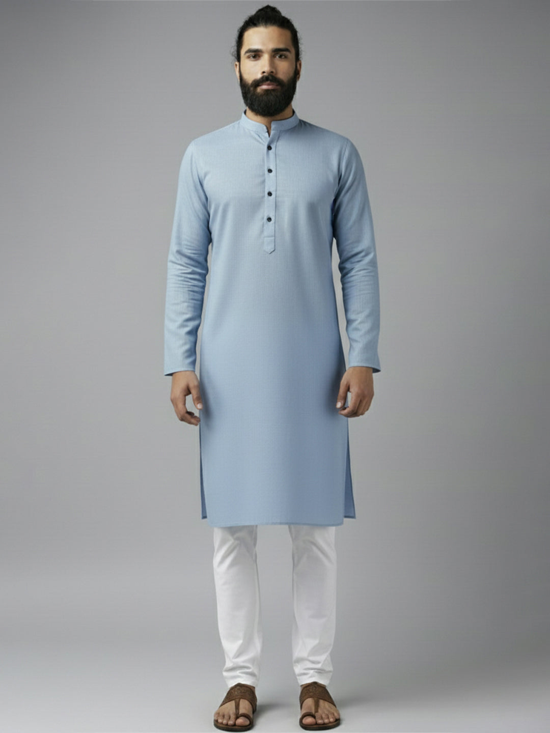 TerraDesi Midnight Classic Cotton Kurta Pajama Set