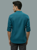 TerraDesi Men's Casual Regular Fit Full Sleeve Pocket Contrast Kurta (SE119)