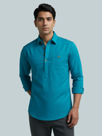 TerraDesi Breathable Cotton Short Kurta – Timeless Men's Style (SE83)