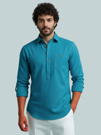 TerraDesi Modern Cotton Kurta for Men – Casual Ethnic Essential (SE86)