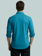 TerraDesi Onyx Midnight Solid Cotton Short Kurta