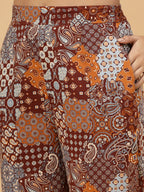 TerraDesi Zarika Patchwork Luxe Co-ord Set – Halter Edition