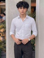 TerraDesi SunAura Yellow Cotton Classic Shirt