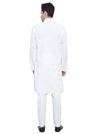 TerraDesi Saffron Heritage Cotton Kurta Pajama Set for Men