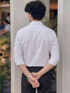 TerraDesi SunAura Yellow Cotton Classic Shirt