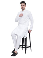 TerraDesi Saffron Heritage Cotton Kurta Pajama Set for Men