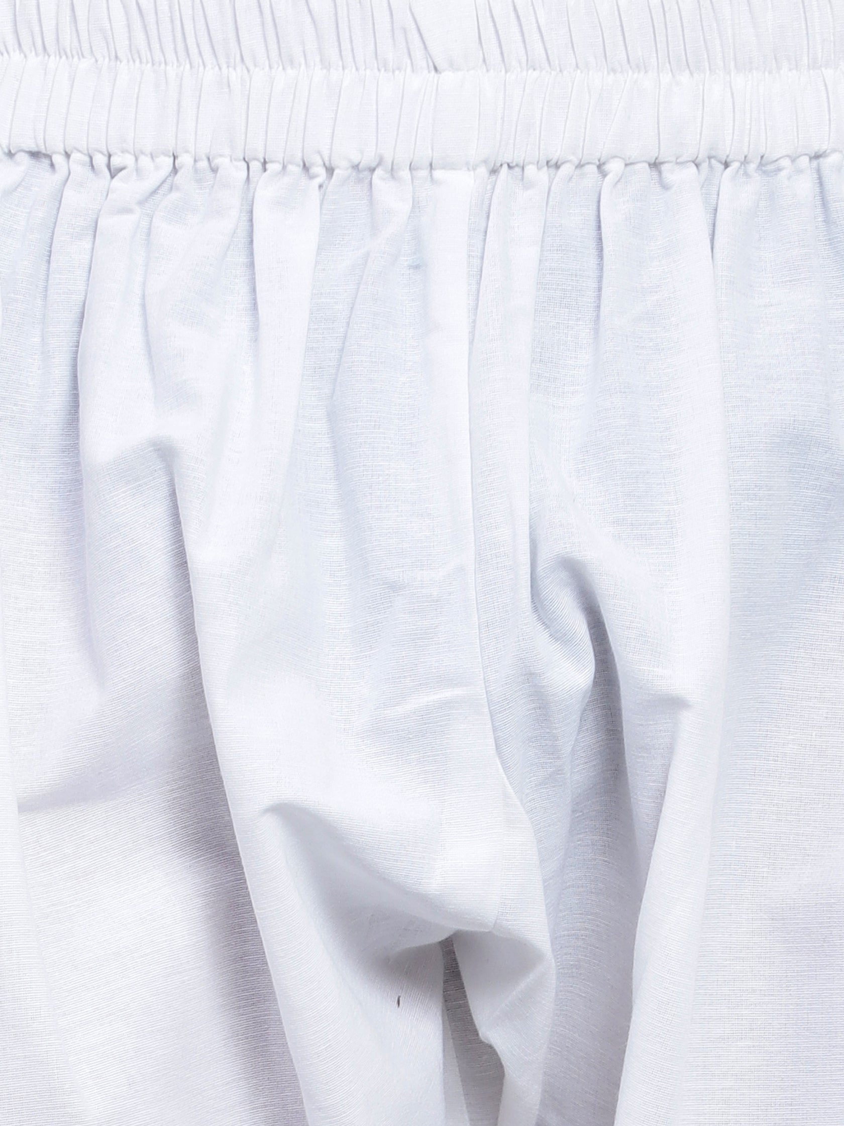 TerraDesi Ivory Classic Cotton Kurta Pajama Set with Utility Pockets