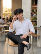 TerraDesi SunAura Yellow Cotton Classic Shirt