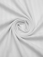 TerraDesi Aravon Pure White Vertical Stripe Cotton Short Kurta