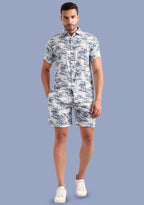 TerraDesi Azure Coast Tropical Viscose Co-Ord Set