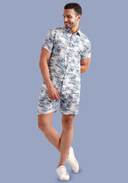 TerraDesi Azure Coast Tropical Viscose Co-Ord Set
