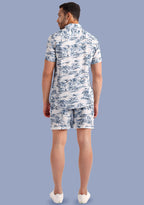 TerraDesi Azure Coast Tropical Viscose Co-Ord Set
