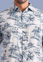 TerraDesi Azure Coast Tropical Viscose Co-Ord Set