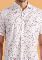 TerraDesi PlayDot Casual Shirt – Minimal Micro Print Summer Wear