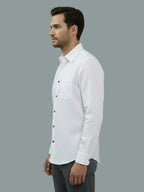 TerraDesi Saffron Ember Solid Cotton Formal Shirt