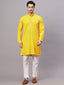 TerraDesi Golden Radiance Chikankari Sequined Kurta Pajama Set