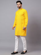 TerraDesi Regal Ruby Chikankari Sequined Triangle Embroidered Kurta Pajama Set
