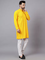 TerraDesi Regal Ruby Chikankari Sequined Triangle Embroidered Kurta Pajama Set