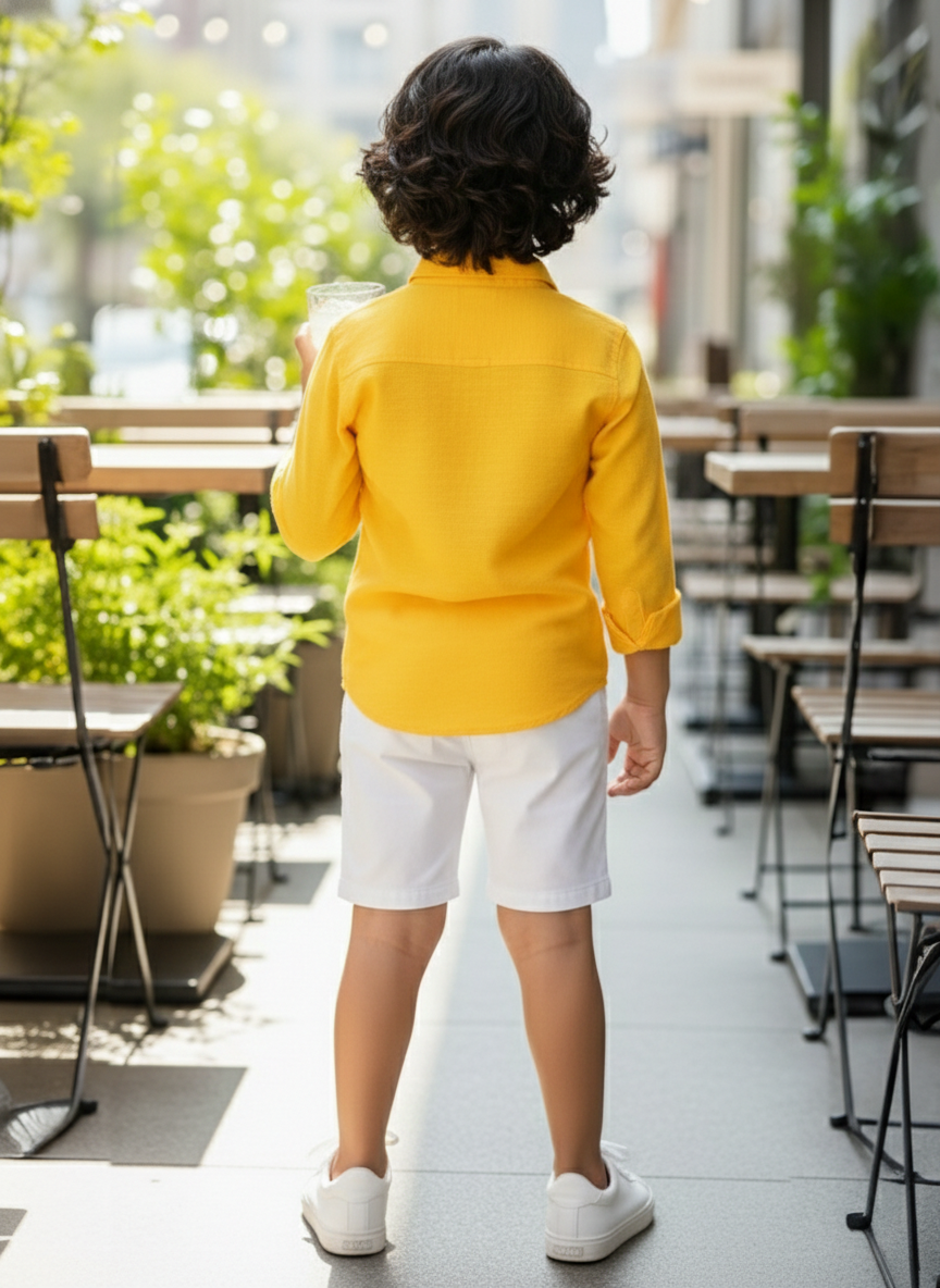 TerraDesi Cotton Blend Full Sleeve Shirt for Men and Boys. Secondary image