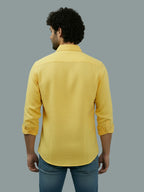 TerraDesi Ruby Regal Solid Cotton Blend Formal Shirt