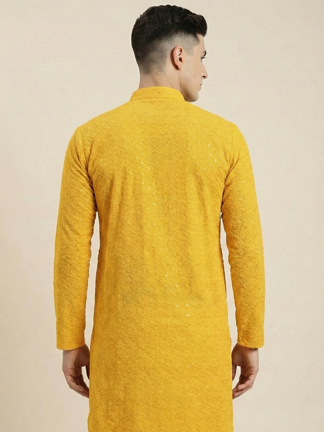 NoirVansh Luxe Sequin Kurta | TerraDesi Black Festive Statement Kurta