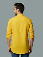 TerraDesi Men's Regular Fit Cotton Mandarin Collar Kurta (SE120)