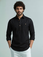 TerraDesi Modern Cotton Kurta for Men – Casual Ethnic Essential (SE86)