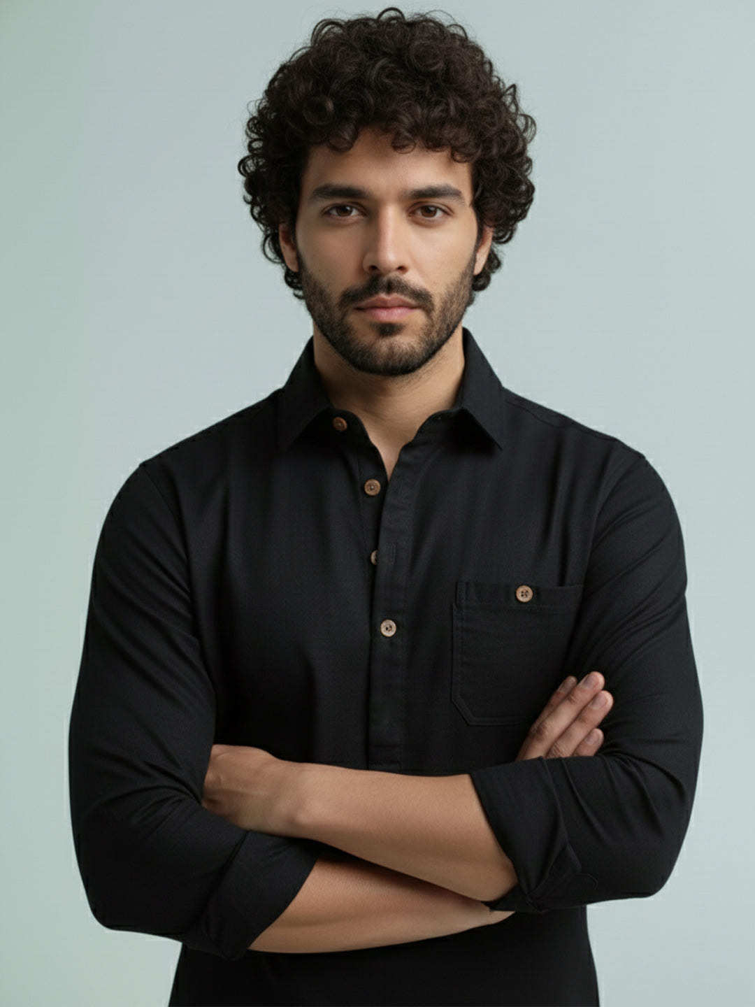 TerraDesi Modern Cotton Kurta for Men – Casual Ethnic Essential (SE86)