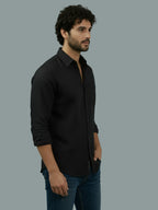 TerraDesi Ruby Regal Solid Cotton Blend Formal Shirt