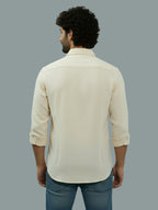 TerraDesi Ruby Regal Solid Cotton Blend Formal Shirt