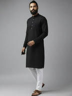 TerraDesi Midnight Classic Cotton Kurta Pajama Set