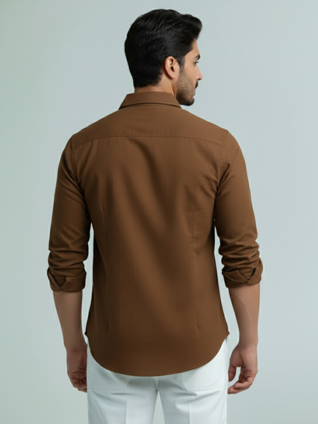 TerraDesi Men's Premium Cotton Short Kurta – Modern Ethnic Essential (SE82)