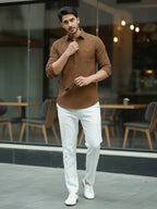 TerraDesi Men's Premium Cotton Short Kurta – Modern Ethnic Essential (SE82)