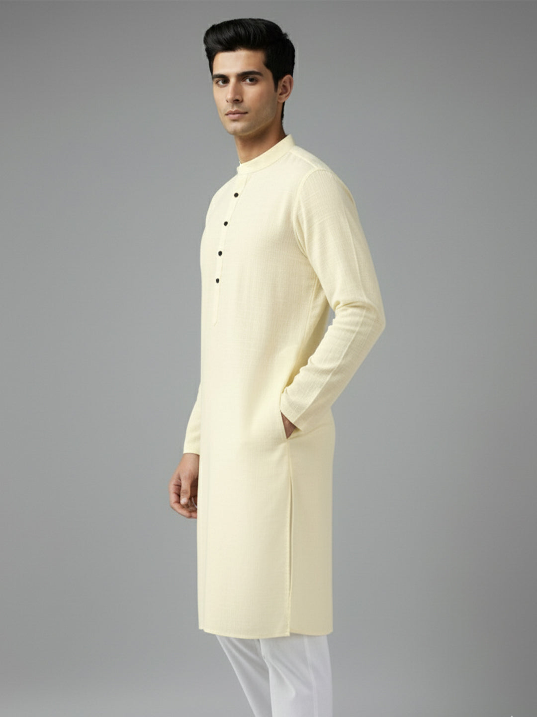 TerraDesi Midnight Classic Cotton Kurta Pajama Set