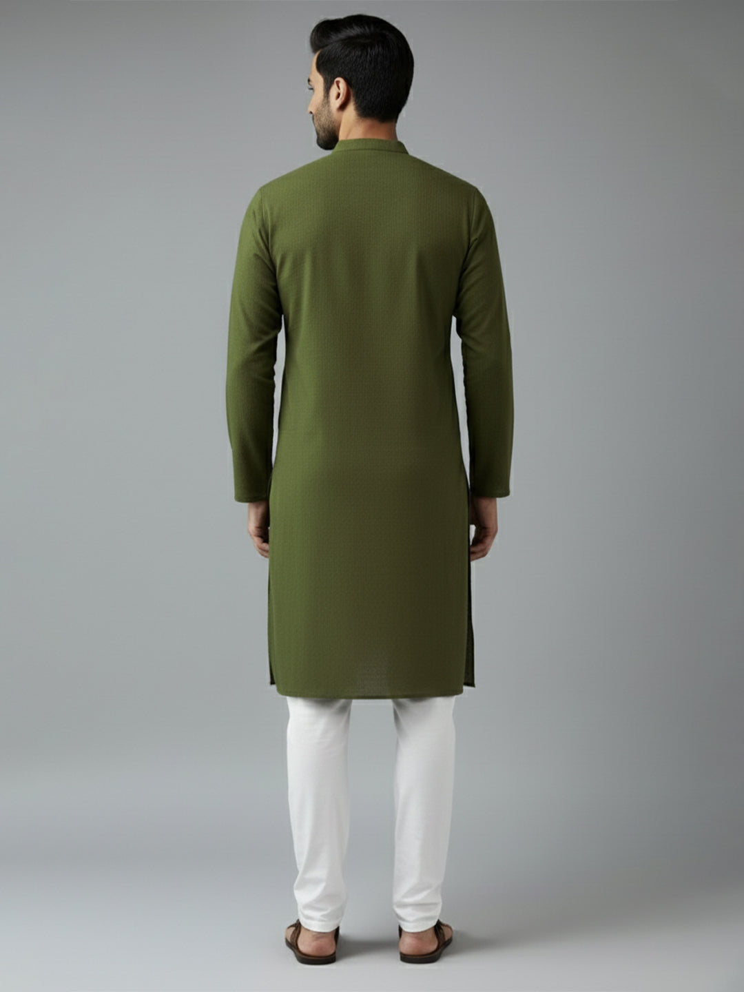 TerraDesi Midnight Classic Cotton Kurta Pajama Set