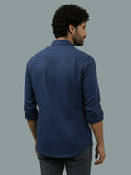 TerraDesi Ruby Regal Solid Cotton Blend Formal Shirt