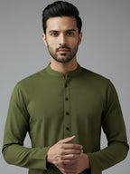 TerraDesi Midnight Classic Cotton Kurta Pajama Set
