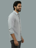 TerraDesi Citrine Glow Solid Cotton Blend Formal Shirt