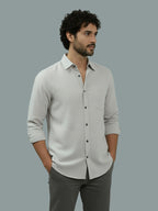 TerraDesi Ruby Regal Solid Cotton Blend Formal Shirt