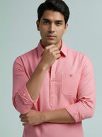 TerraDesi Breathable Cotton Short Kurta – Timeless Men's Style (SE83)